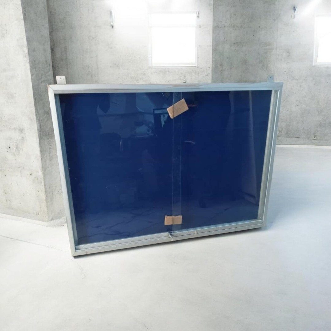 4x3ft Glass Sliding Notice Board image