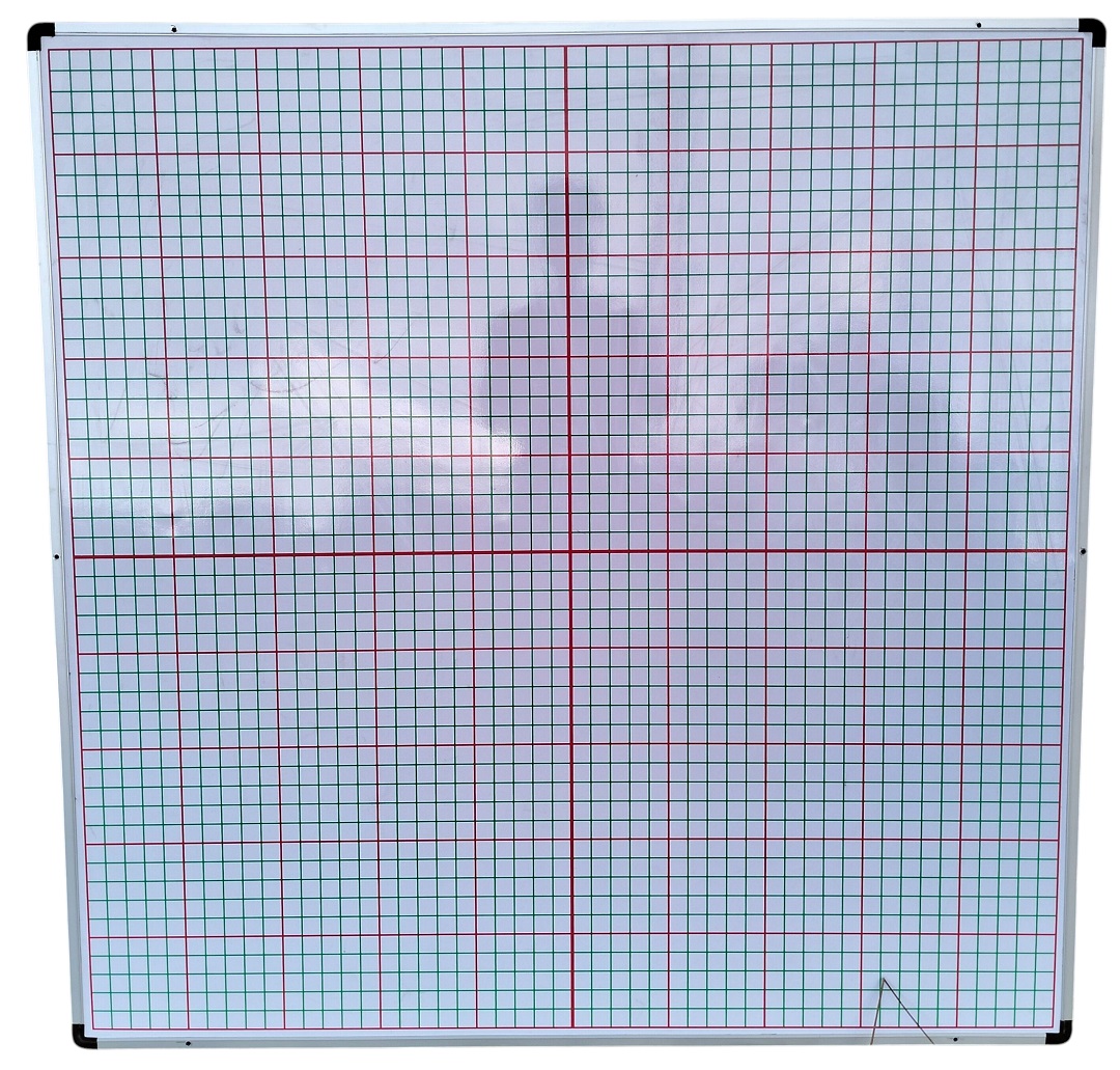 4x4ft Laminated Grid / Graph Board